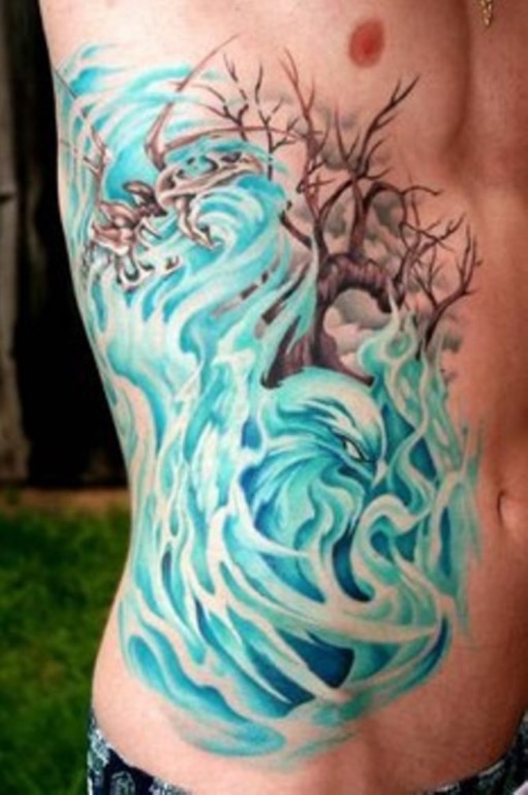 95 Ocean Tattoo Ideas Created with Ai | artAIstry